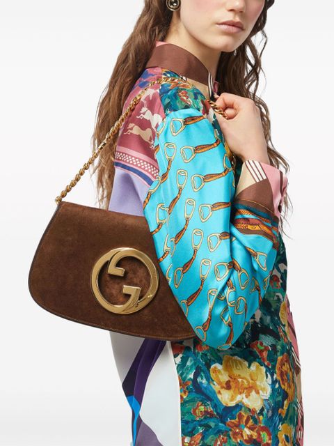 Gucci small Blondie shoulder bag - Brown