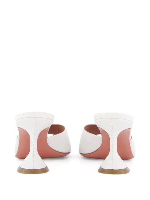 Amina Muaddi 70mm Lupita sandals - White