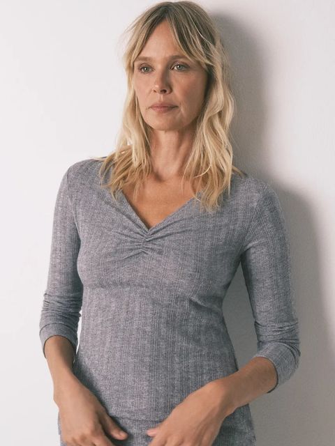 women'secret komplet piżamowy damska kolor szary 3592445