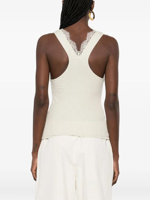 Nanushka Siara V-neck tank top - Neutrals