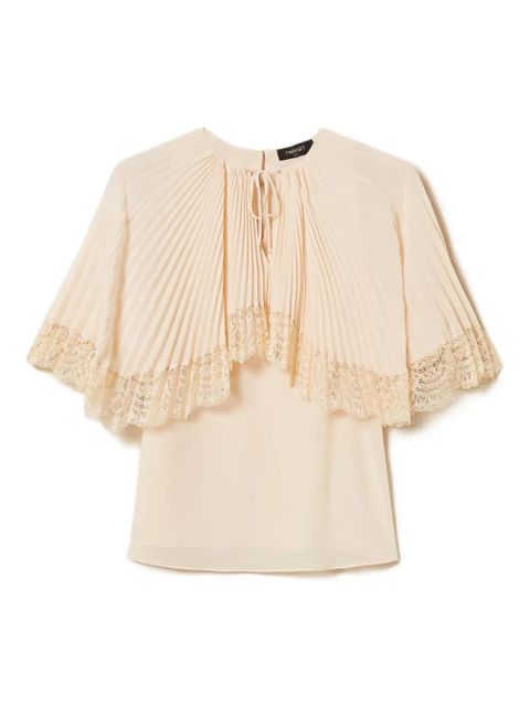 TWINSET pleated top - Pink - zdjęcie produktu nr 1
