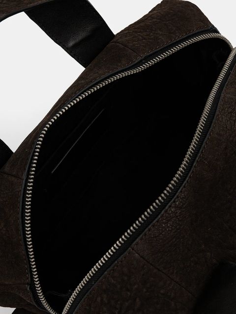 AllSaints torebka skórzana kolor brązowy W615XD