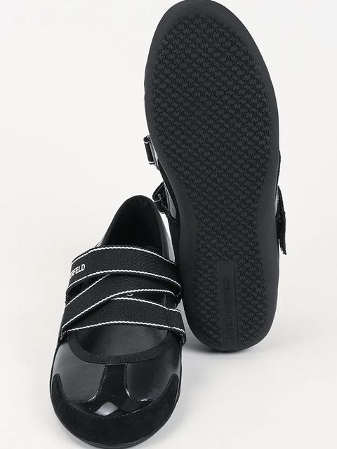 Karl Lagerfeld baleriny skórzane ALTIA