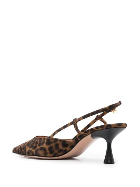 Gianvito Rossi 55mm Ascent slingback pumps - Brown