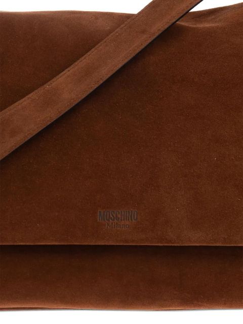 Moschino handle-detail cross body bag - Brown