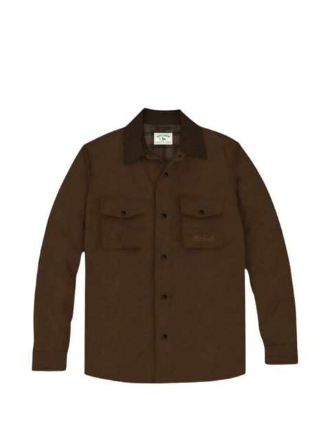 MC2 Saint Barth corduroy-collar shirt - Brown - zdjęcie produktu nr 1