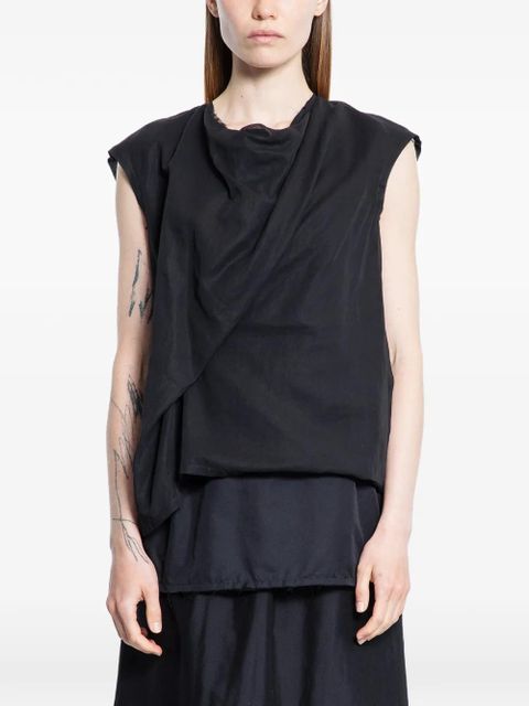 The Row Inawa draped top - Black - zdjęcie produktu nr 1