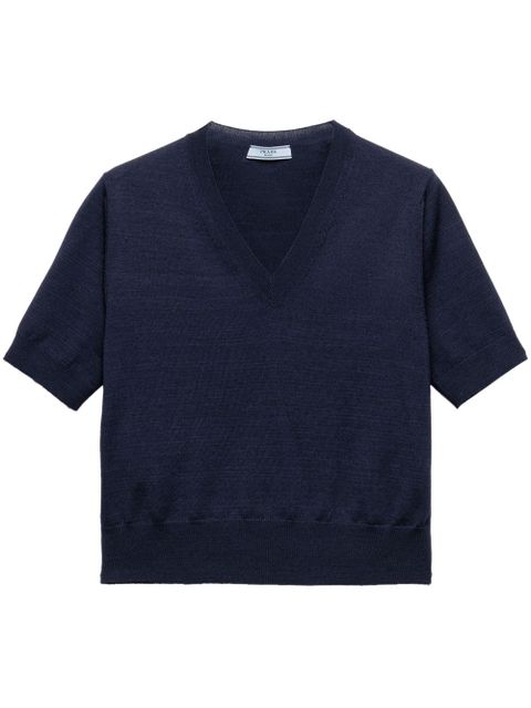 Prada wool top - Blue - zdjęcie produktu nr 1