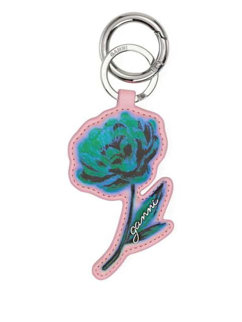 GANNI Flower keyring - Blue - zdjęcie produktu nr 1