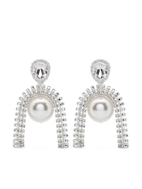 Magda Butrym pearl-embellished drop earrings - Silver - zdjęcie produktu nr 1