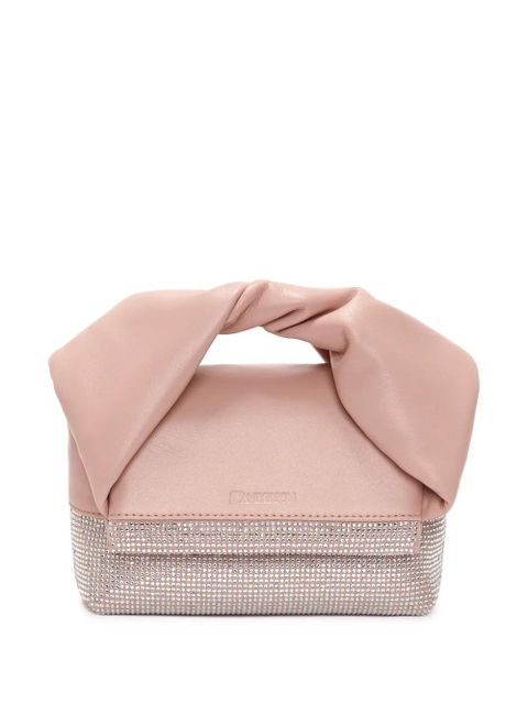 JW Anderson small Twister leather tote bag - Pink - zdjęcie produktu nr 1