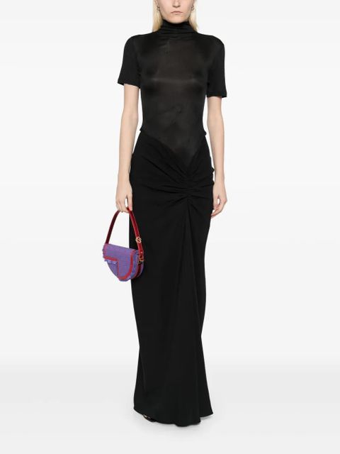 Christopher Esber ruched gown - Black - zdjęcie produktu nr 2