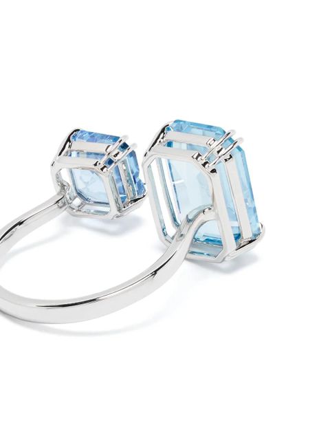 Swarovski Millenia crystal cocktail ring - Silver