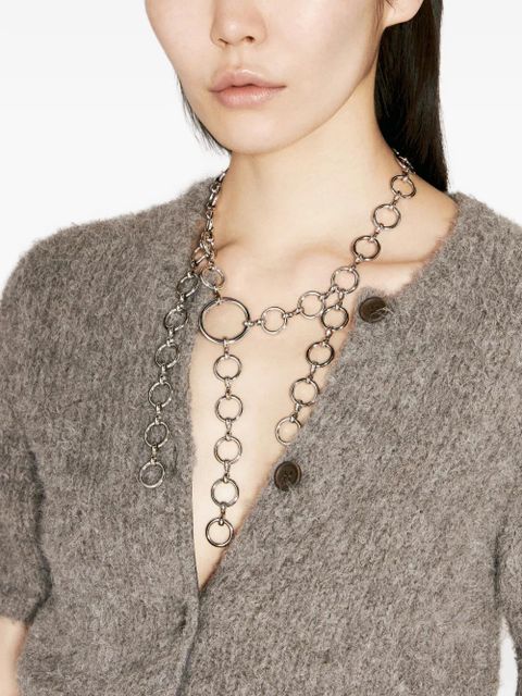 OUR LEGACY ring chain-pendants necklace - Silver