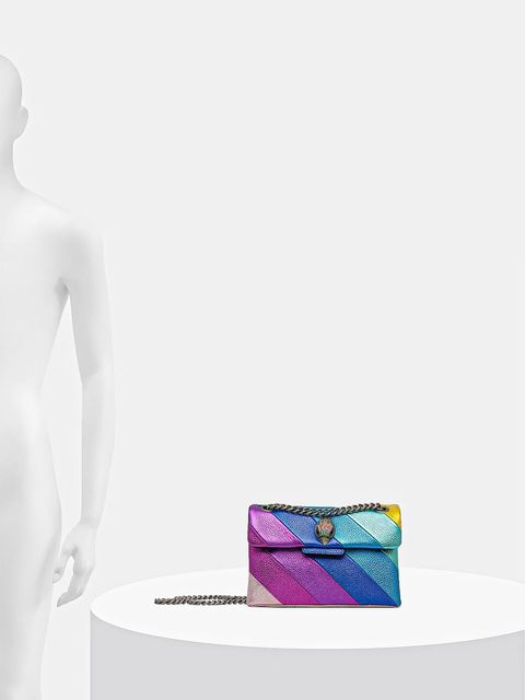Kurt Geiger London torebka skórzana KENSINGTON kolor multicolor 4550969109