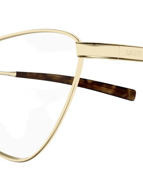 Saint Laurent Eyewear cat-eye glasses - Gold