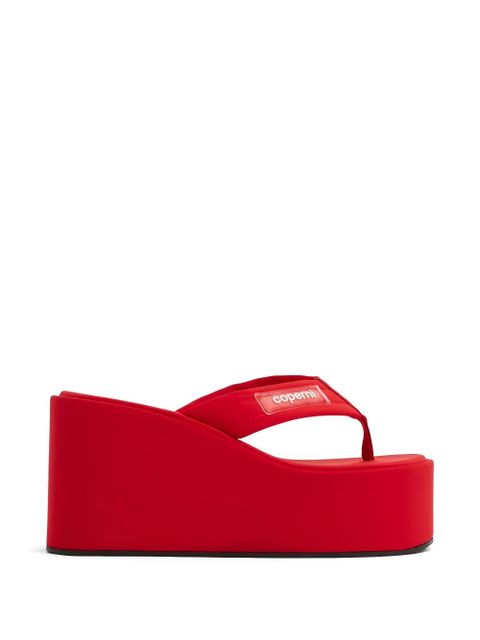 Coperni platform thong sandals - Red - zdjęcie produktu nr 1