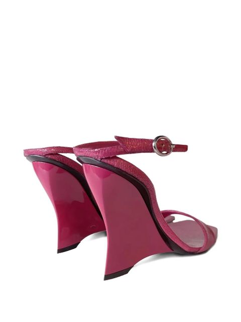 Diesel 90mm D-Amber wedge sandals - Pink