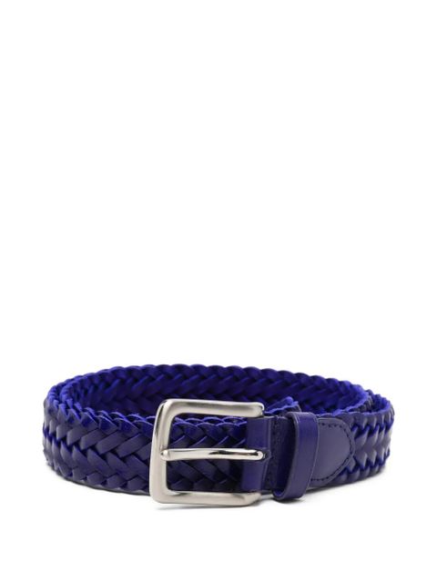DRAGON DIFFUSION 9ply Polo intreccio unito braided belt - Purple - zdjęcie produktu nr 1