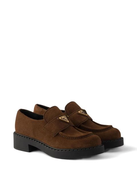 Prada suede loafers - Brown