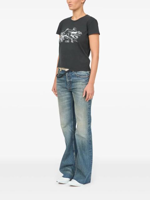 MM6 Maison Margiela graphic-print T-shirt - Black