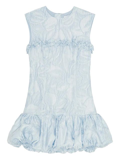 GANNI cloqué corset mini dress - Blue - zdjęcie produktu nr 1