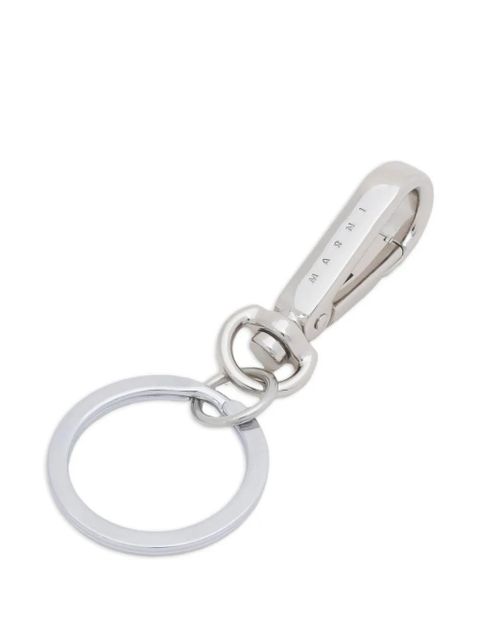 Marni engraved keyring - Silver