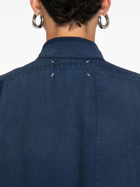 Maison Margiela Long-sleeved Shirt - Blue