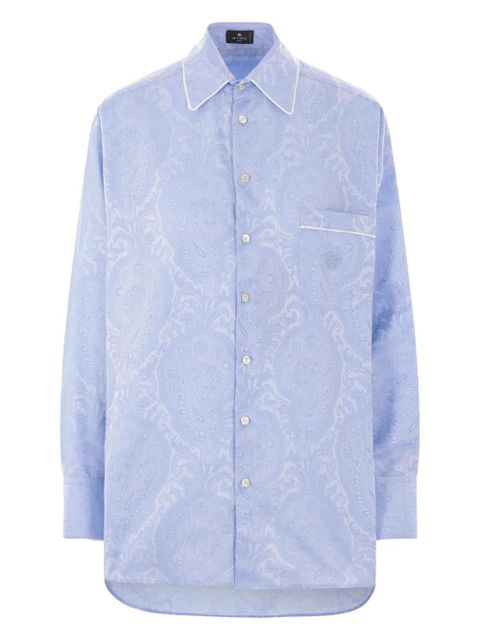 ETRO paisley-print pajama top - Blue - zdjęcie produktu nr 1