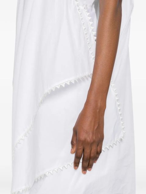 Jacquemus Traversin layered mini dress - White