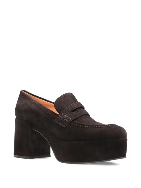 Gianvito Rossi loafer-style platform pumps - Brown - zdjęcie produktu nr 2