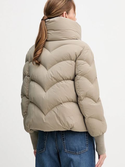 Hetrego kurtka puchowa INARA kolor zielony zimowa oversize 8P611