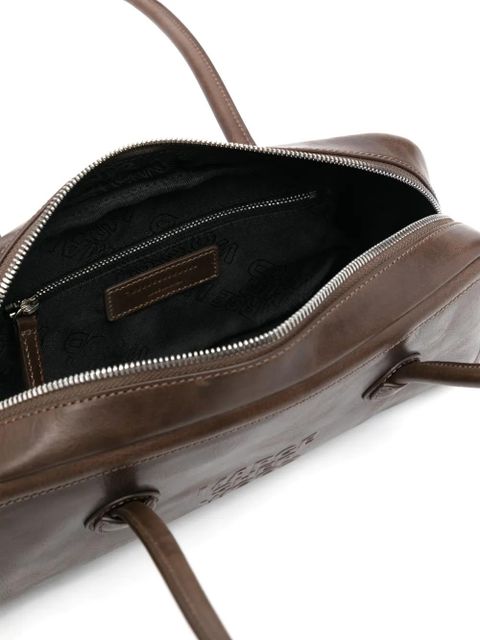 Marge Sherwood logo-embossed shoulder bag - Brown