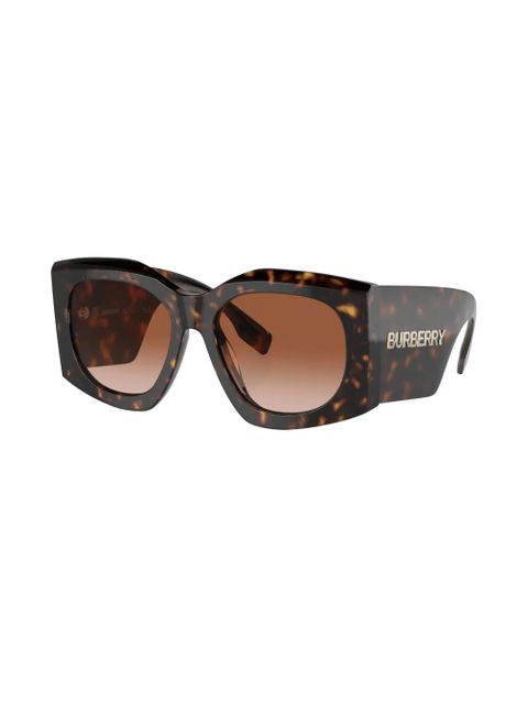 Burberry Eyewear Madeline geometric-frame sunglasses - Brown
