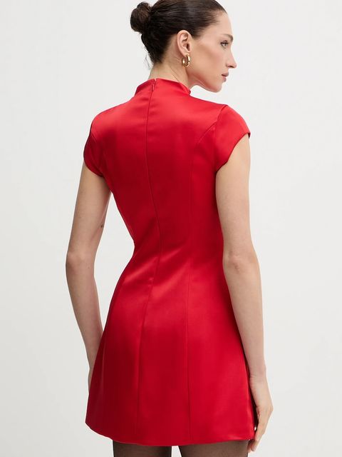 Bardot sukienka kolor czerwony mini rozkloszowana 59329DB2 - zdjęcie produktu nr 2