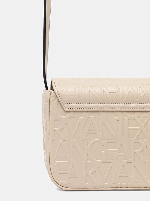 Armani Exchange torebka kolor beżowy 942648 CC793