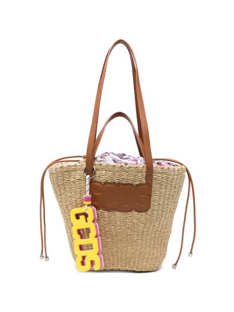 GCDS logo-plaquetote bag - Neutrals - zdjęcie produktu nr 1