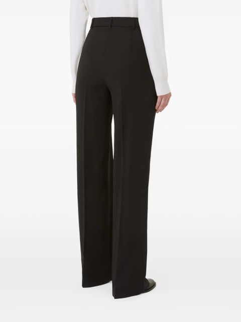 Max Mara concealed-fastening trousers - Black