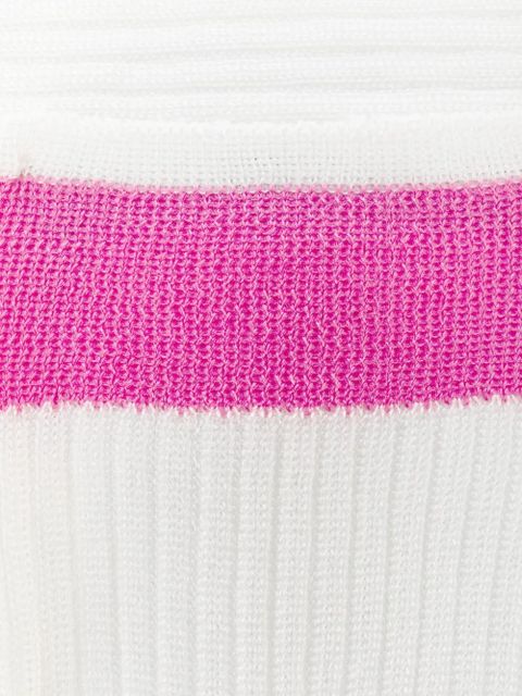 Valentino Garavani ribbed socks - White - zdjęcie produktu nr 2