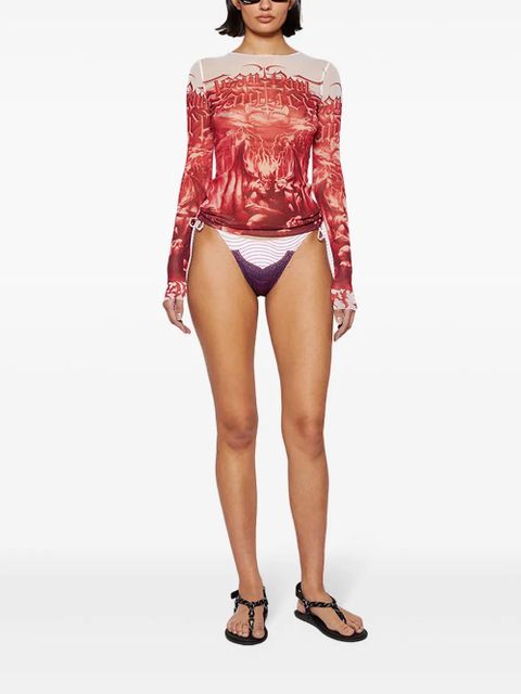 Jean Paul Gaultier Cartouche bikini bottoms - Purple