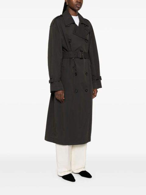 TOTEME crisp summer trench coat - Black - zdjęcie produktu nr 2
