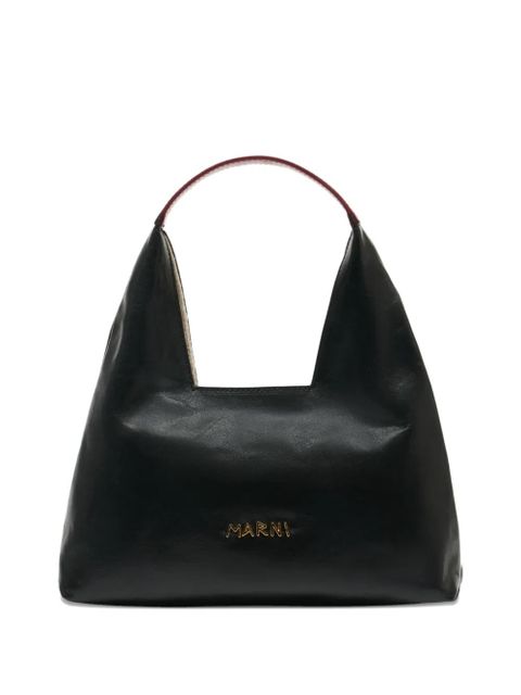Marni mini leather shoulder bag - Black - zdjęcie produktu nr 1