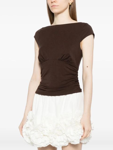 Reformation Madelyn knit top - Brown