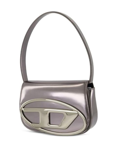 Diesel 1DR leather shoulder bag - Grey