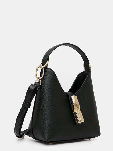 Furla torebka skórzana kolor zielony WE00876 ARE000 4491S