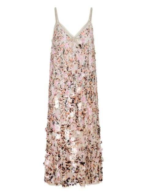 Marni sequin midi dress - Neutrals - zdjęcie produktu nr 1