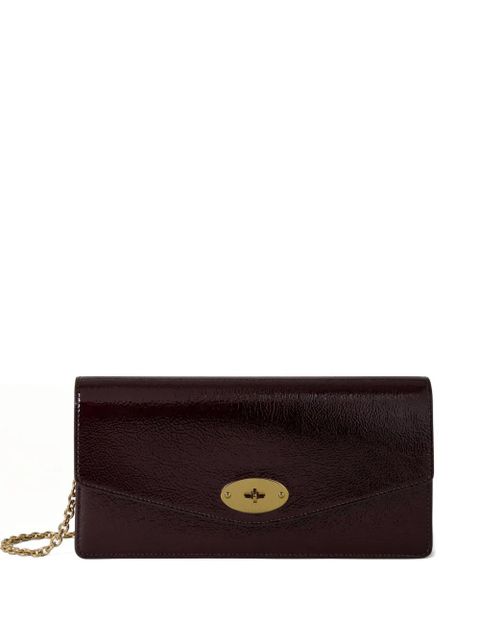 Mulberry Darley chain-strap turn-lock clutch bag - Purple - zdjęcie produktu nr 1