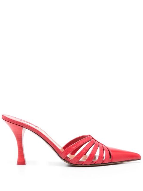 Paris Texas 85mm Nadia mules - Red - zdjęcie produktu nr 1