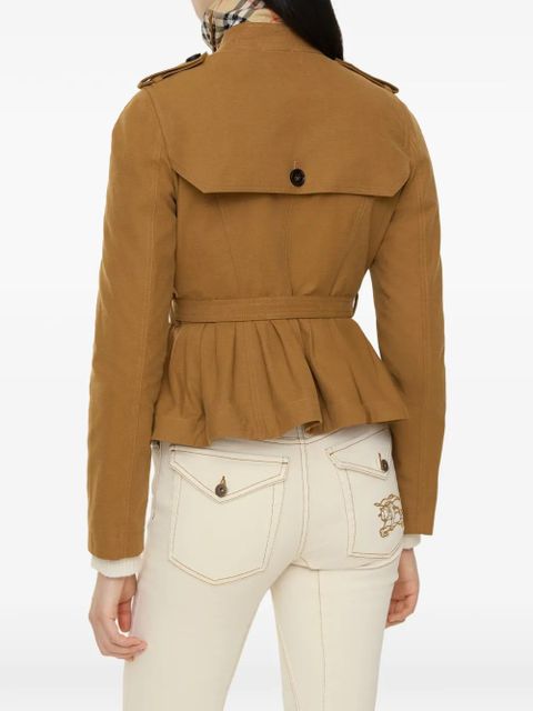 Burberry cotton Isabella trench jacket - Brown
