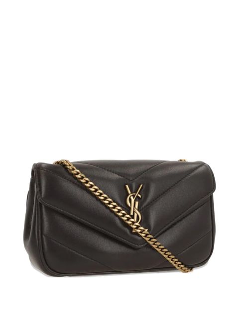 Saint Laurent mini Loulou shoulder bag - Grey